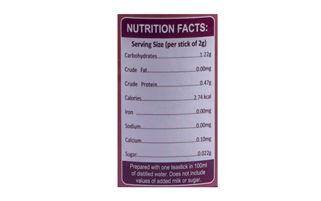 Crave Natura Kashmiri Kahwa Green Tea Sticks   Container  40 grams